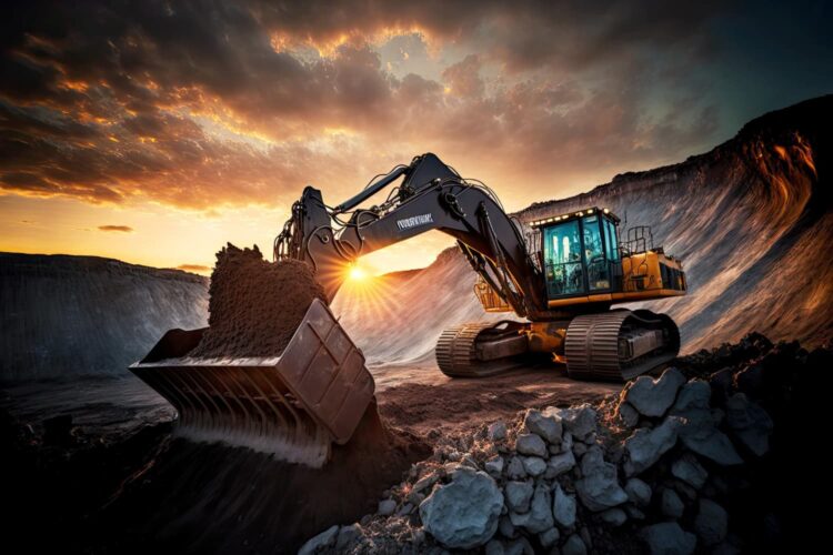 Las excavadoras en la industria minera